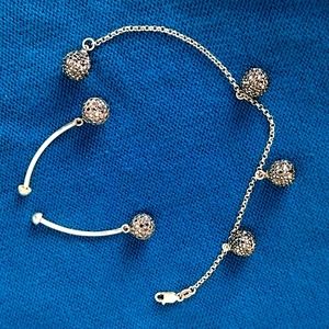 Silpada Sterling Silver 925 genuine set silver earrings and bracelet .